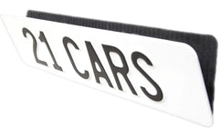 21CARS Klett Kennzeichenhalter Set