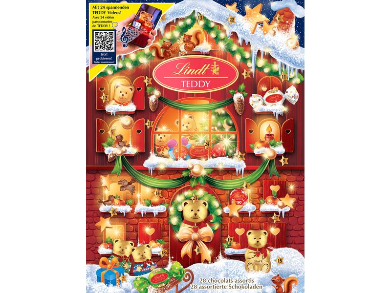 Lindt | Teddy Adventskalender | 170g