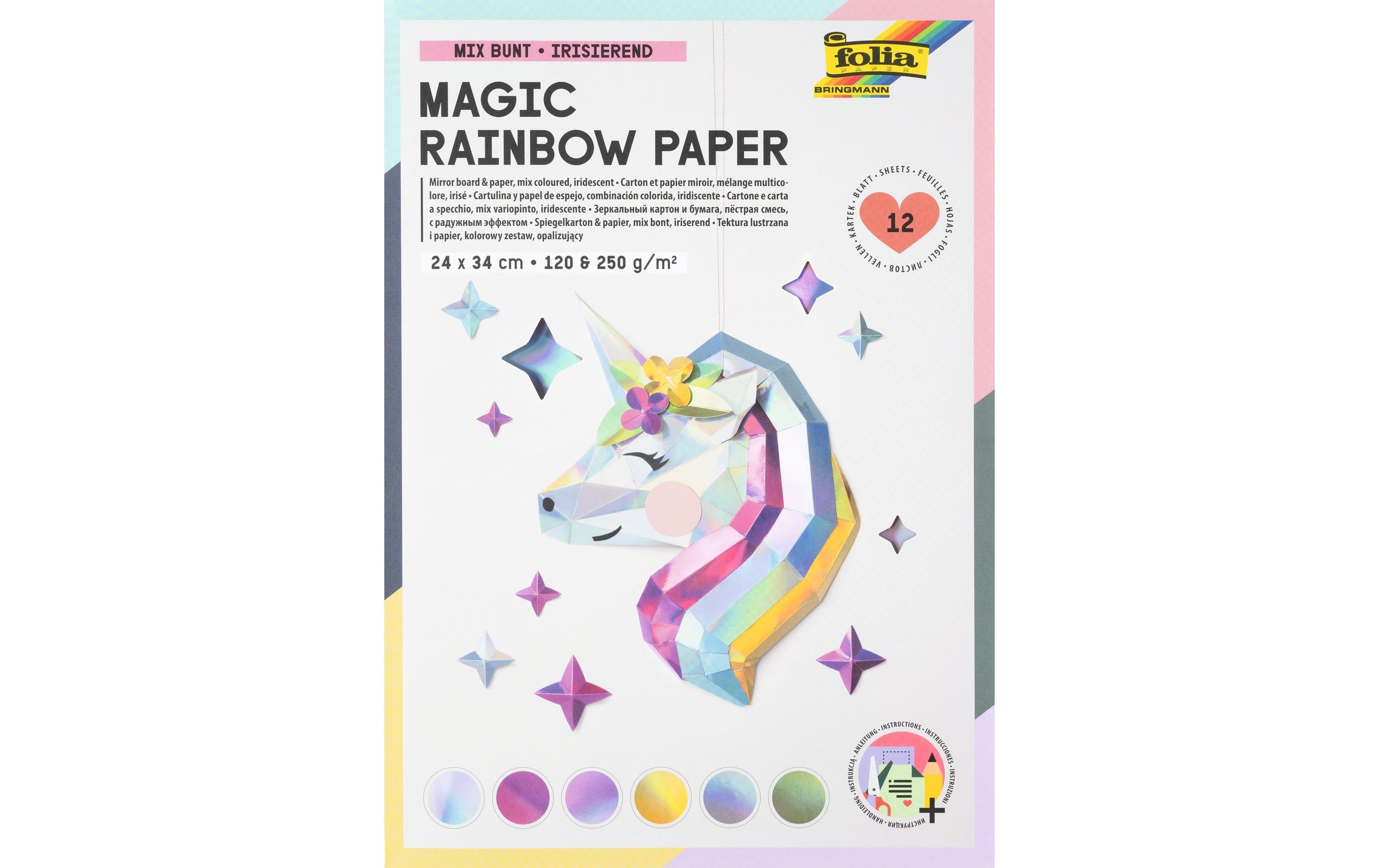 Folia Motivblock Rainbow