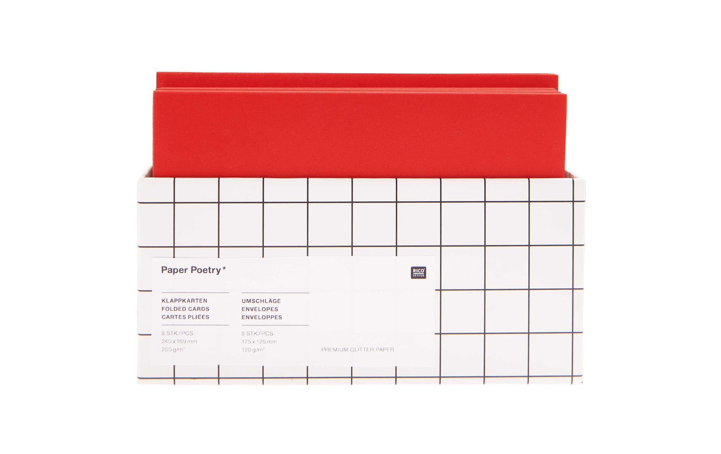 Rico Design Kartenset Glitter
