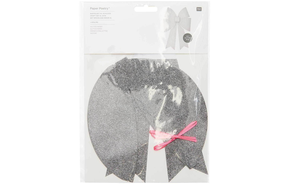 Rico Design Bastelset Glitter-Schleife