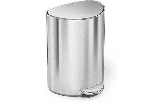 Simplehuman, Abfalleimer 6 l, Silber gebürs