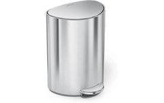 Simplehuman, Abfalleimer 6 l, Silber gebürs
