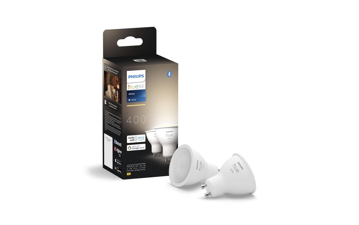 Philips Hue White GU10 Doppelpack 2x400lm