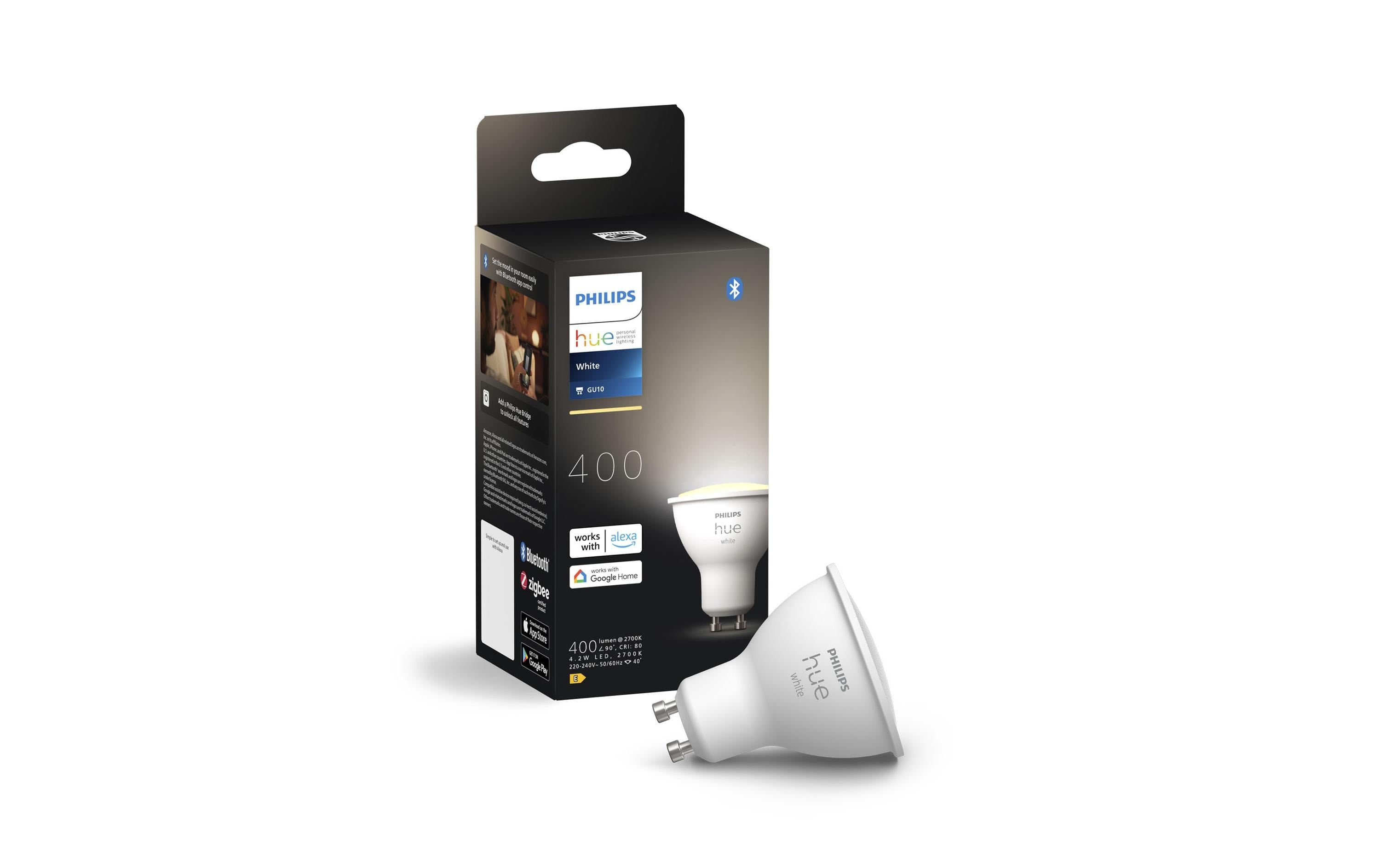 Philips Hue White GU10 Einzelpack 400lm