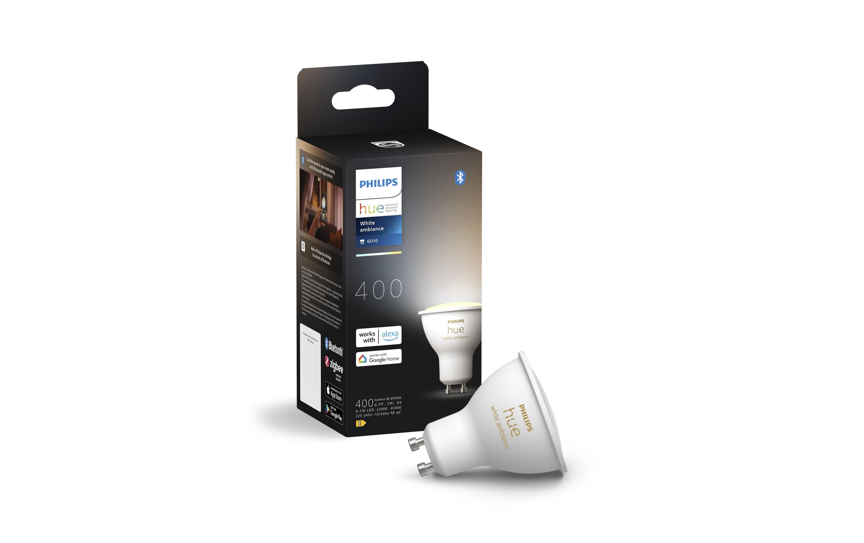 Philips Hue, White Ambiance GU10 Einzelpack
