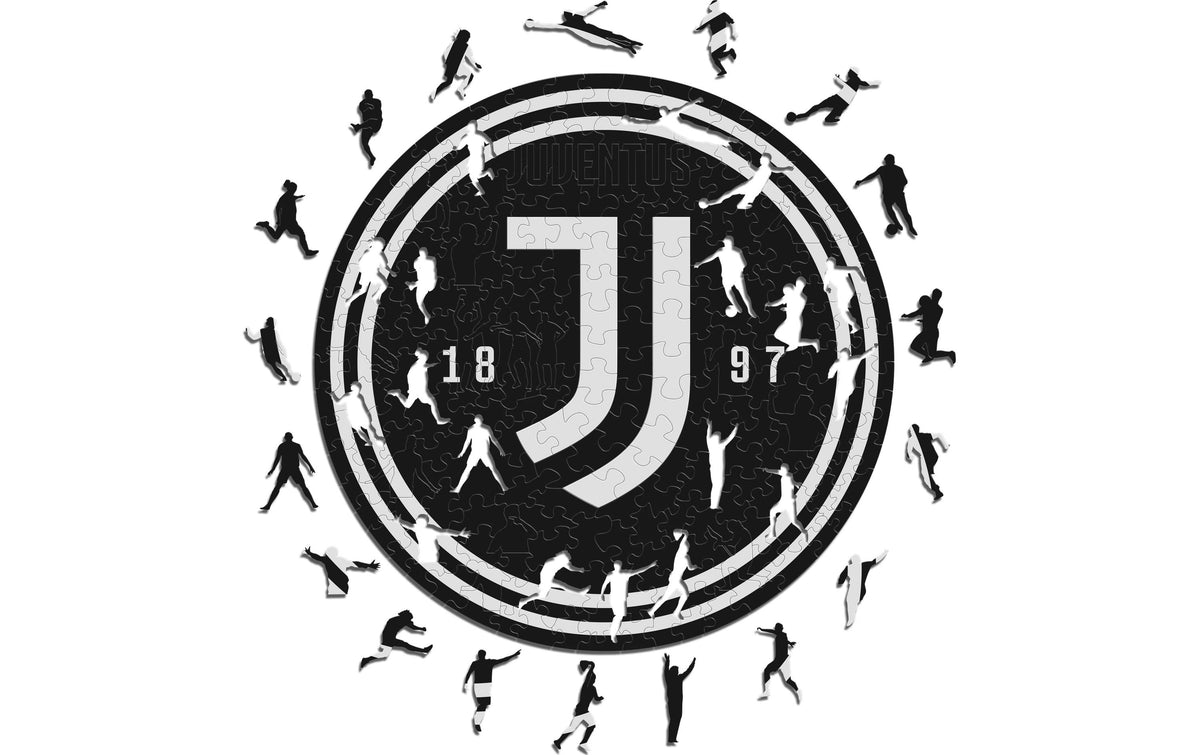 Holz-Puzzle Juventus FC - Logo