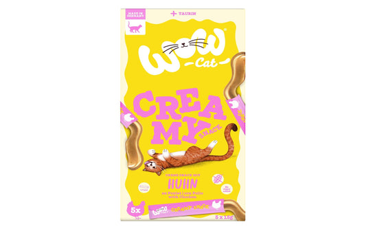WOW | CAT Creamies mit Huhn 5x15g | 75 g