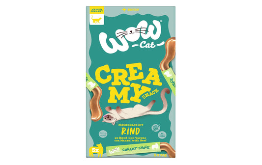 WOW | CAT Creamies mit Rind 5x15g | 75 g