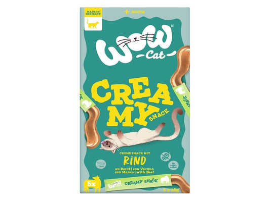WOW | CAT Creamies mit Rind 5x15g | 75 g