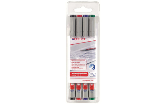 edding, Folienstift Pen 150 S, 4-Set