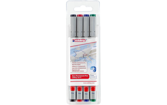 edding, Folienstift Pen 151 F, 4-Set