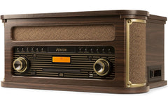 Fenton | MemphisDW | Plattenspieler Vintage, DAB+, Holzoptik