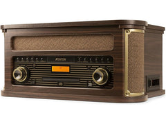 Fenton | MemphisDW | Plattenspieler Vintage, DAB+, Holzoptik