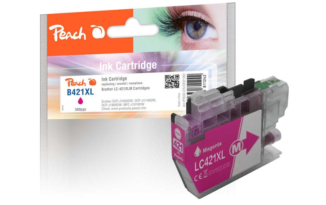 Peach Tinte Brother LC-421XL Magenta
