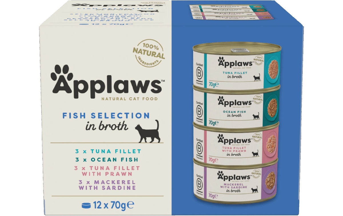 Applaws, Nassfutter Fish Selection in Broth