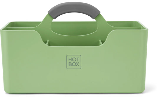Hotbox | Aufbewahrungstool Hotbox 1 Grün | mit 4 Fächer, aus recycletem PP