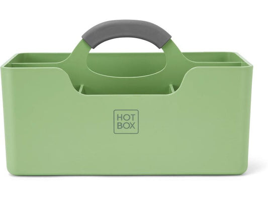 Hotbox | Aufbewahrungstool Hotbox 1 Grün | mit 4 Fächer, aus recycletem PP