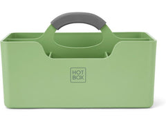 Hotbox | Aufbewahrungstool Hotbox 1 Grün | mit 4 Fächer, aus recycletem PP