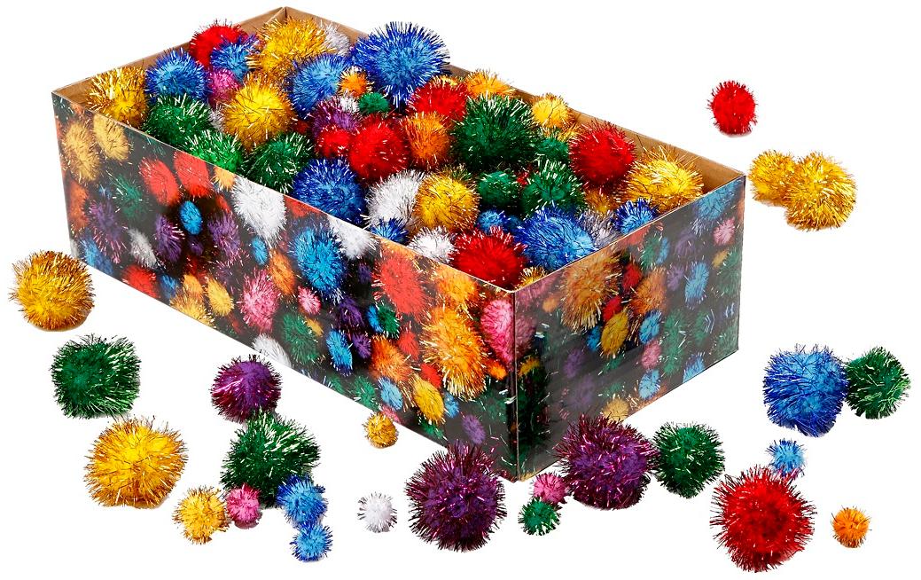 Creativ Company Glitzer-Pompons