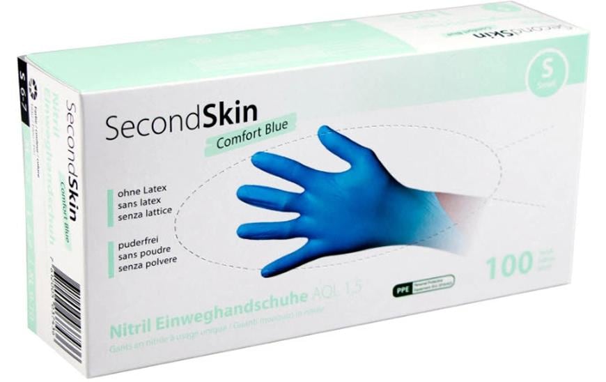 SecondSkin, Einweghandschuh Nitril Comfort