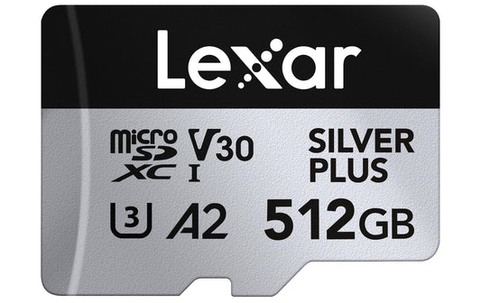 Lexar | Professional mSDXC SilverP UHS-I 512B | Lesen 205 MB/s, Schreiben 150 MB/s