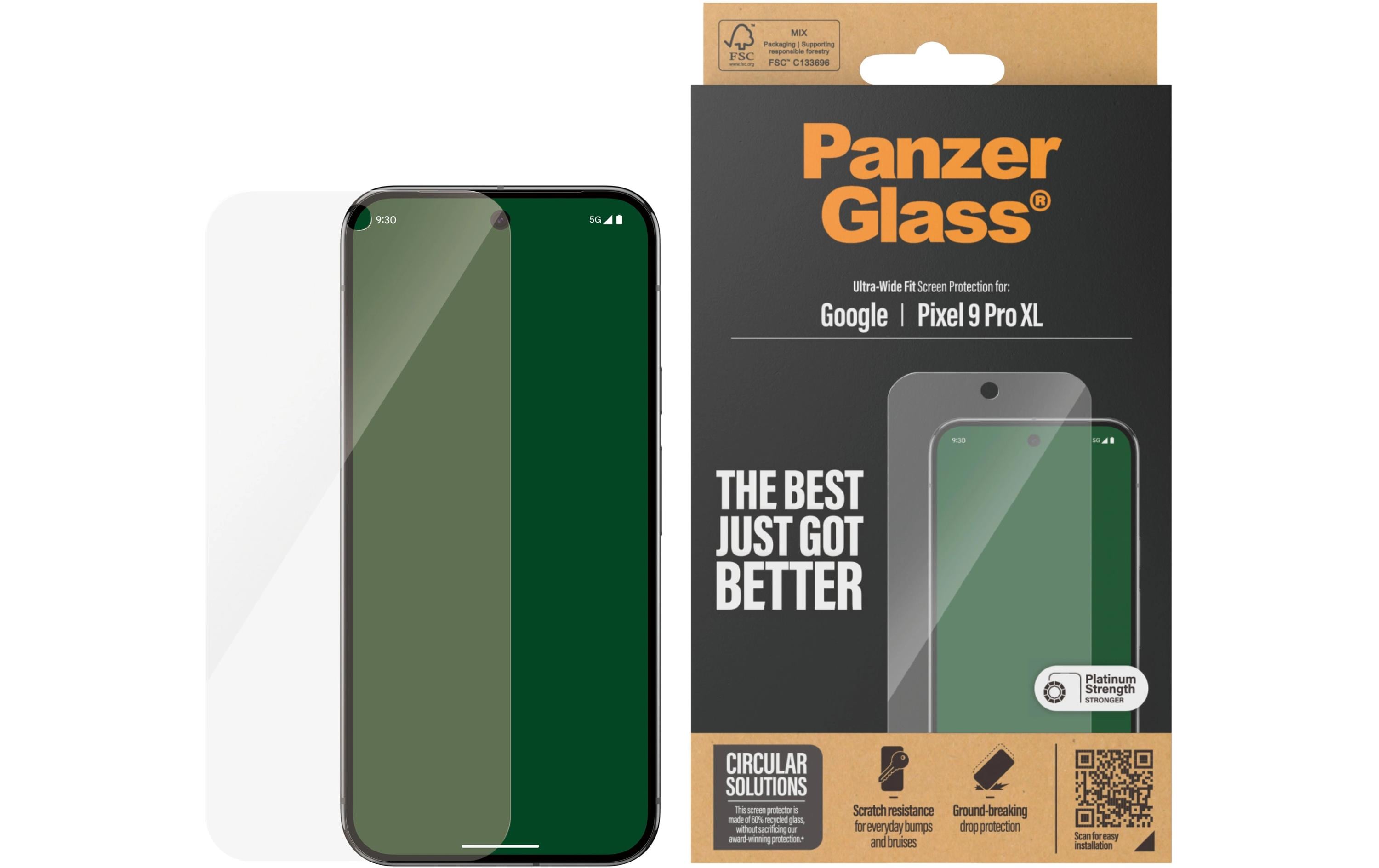 PANZERGLASS Clear Glass, UWF