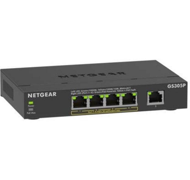Netgear GS305PV3: 5 Port PoE Switch