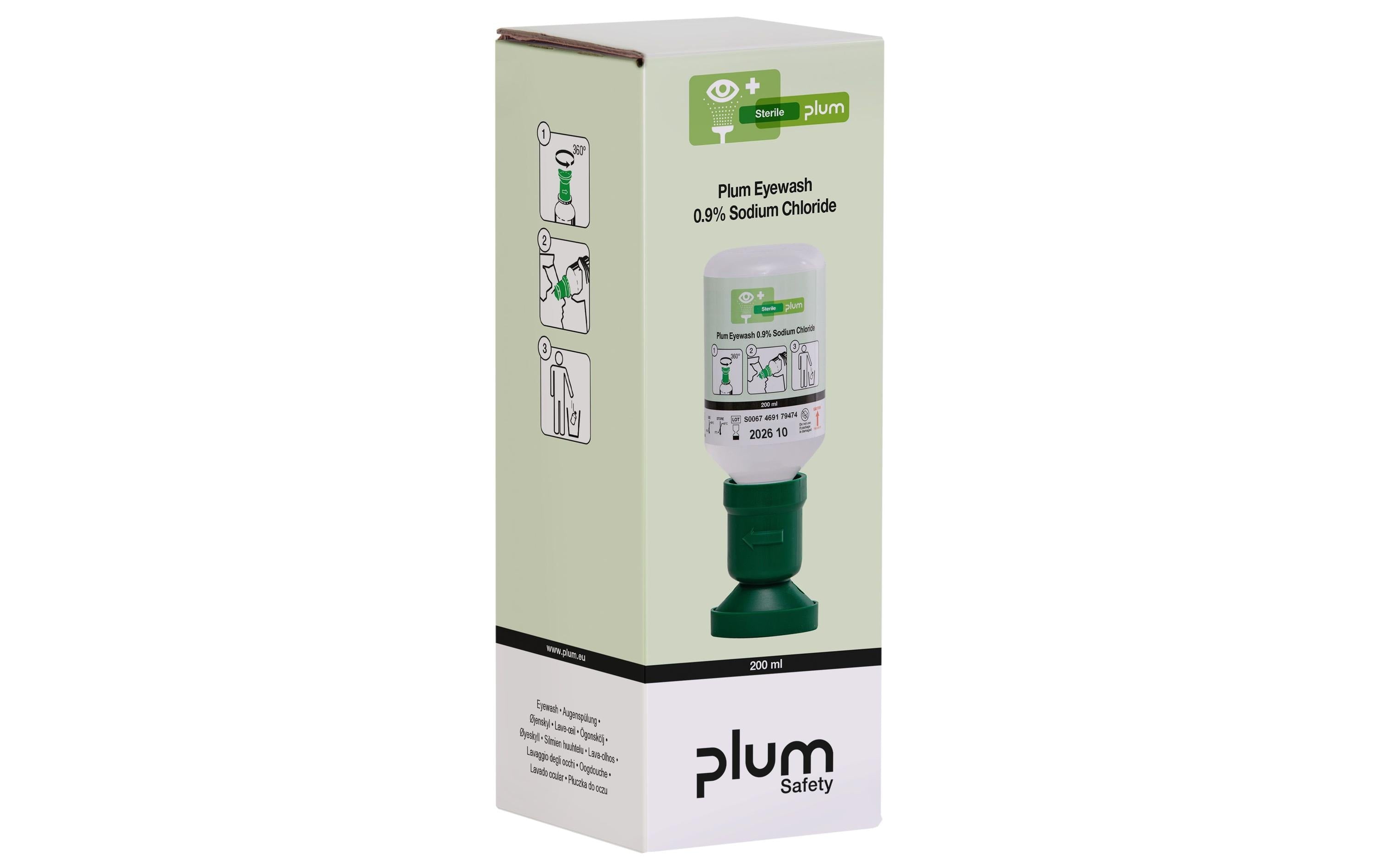 PLUM Augenspülung NaCl 0.9 %