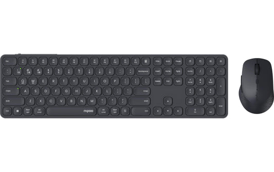 Rapoo | 9810M ultraslim full Deskset | 2,4 GHz, Bluetooth 4.0, Bluetooth 5.0