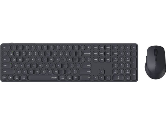 Rapoo | 9810M ultraslim full Deskset | 2,4 GHz, Bluetooth 4.0, Bluetooth 5.0