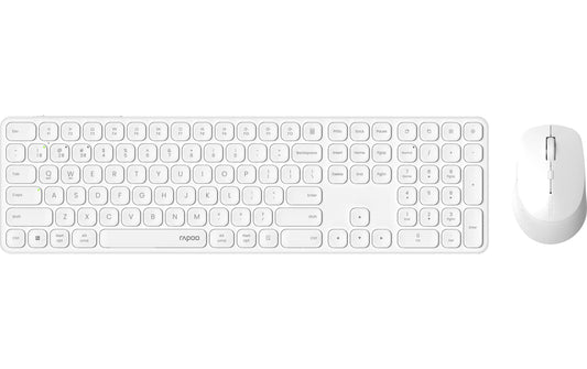 Rapoo | 9810M ultraslim full Deskset | 2,4 GHz, Bluetooth 4.0, Bluetooth 5.0
