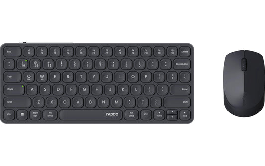 Rapoo | 9610M ultraslim comp. Deskset | 2,4 GHz, Bluetooth 4.0, Bluetooth 5.0