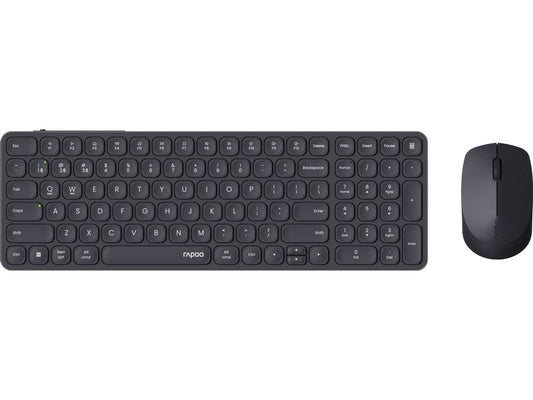 Rapoo | 9710M ultraslim Deskset | 2,4 GHz, Bluetooth 4.0, Bluetooth 5.0