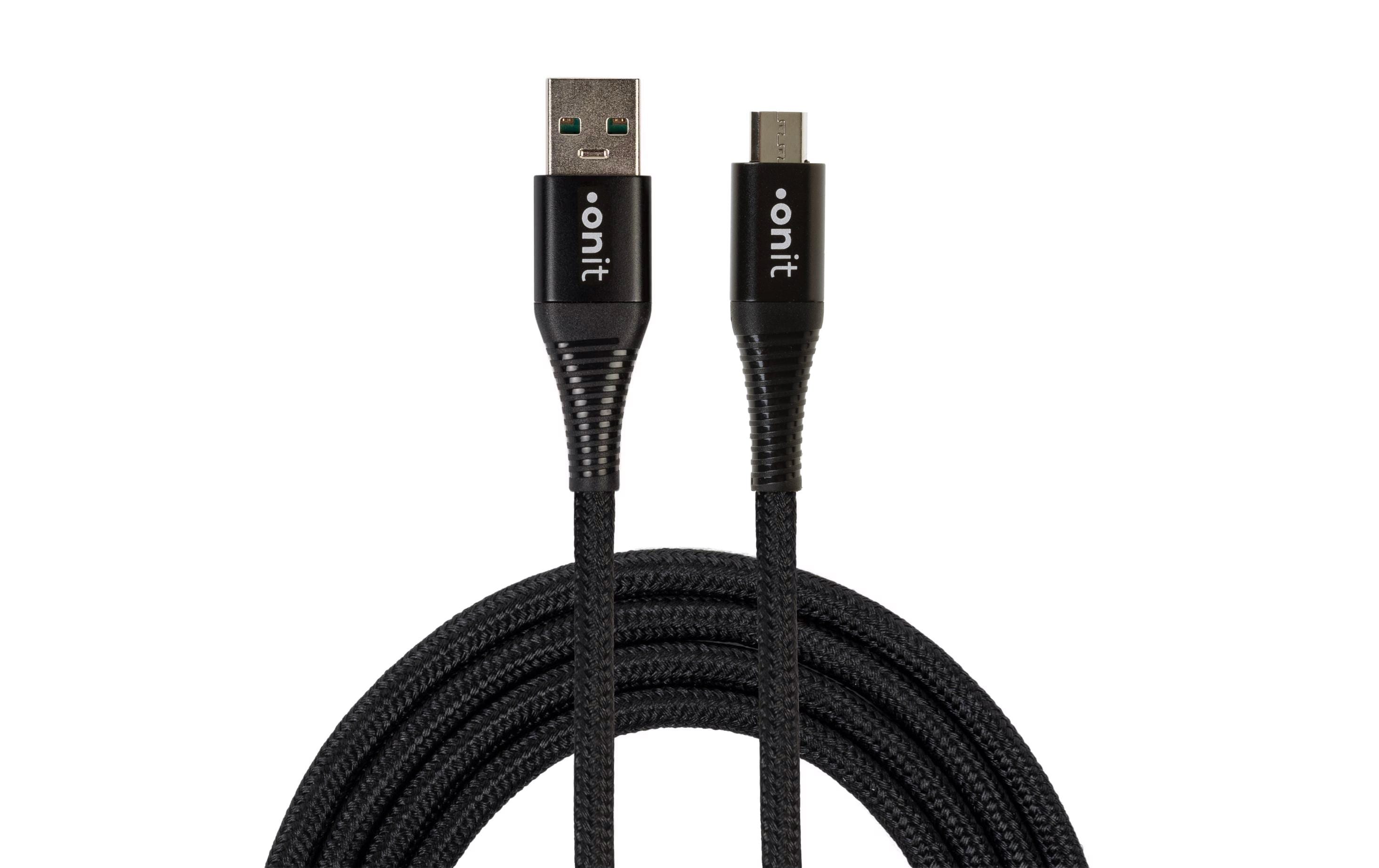 onit, USB 2.0-Kabel USB A - Micro-USB B 1.2
