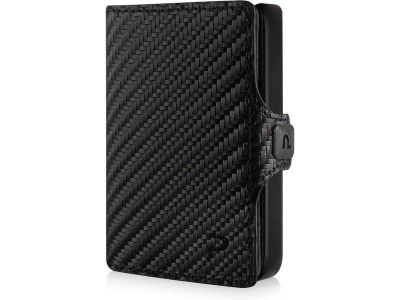 Puristo | KLIK Slim Wallet | ohne Münzfach XS, Carbon
