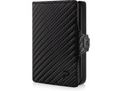 Puristo | KLIK Slim Wallet | ohne Münzfach XS, Carbon