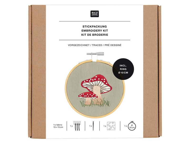 Rico Design | Stickset Pilze | Ø10cm