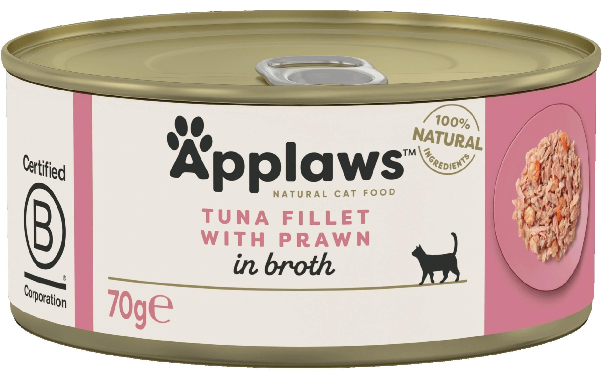Applaws Dose Thunfischfilet & Garnelen