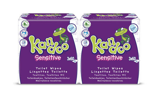 Kandoo, Feuchttücher Sensitive 2x 180 Stück