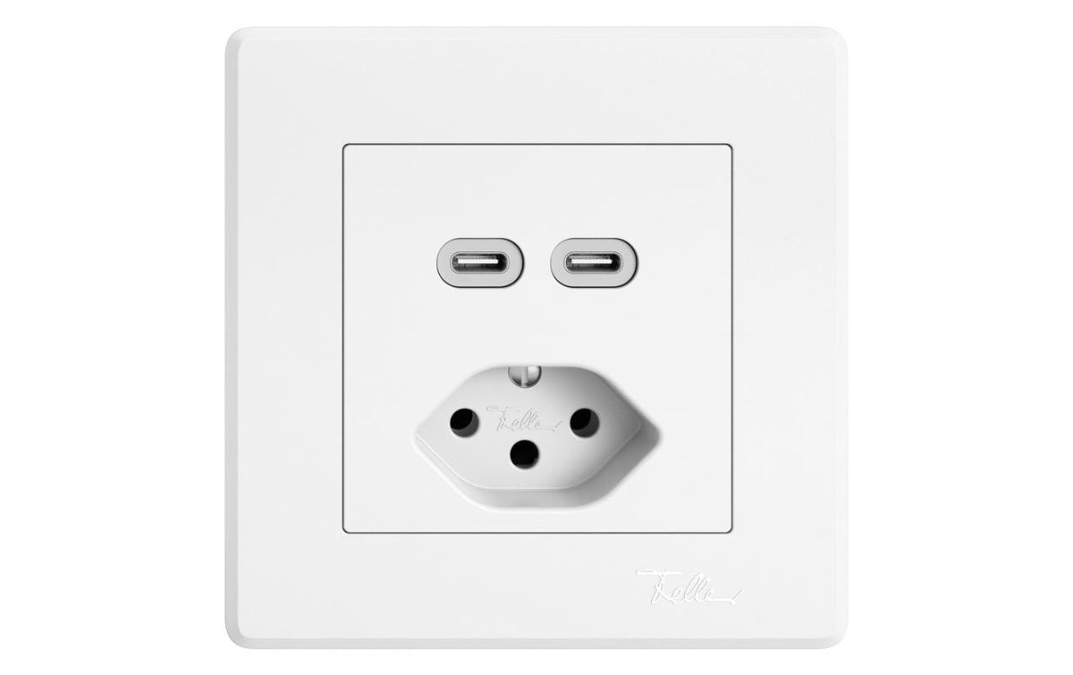 Feller EDIZIOliv Steckdose 2xUSB-C