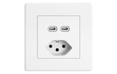 Feller EDIZIOliv Steckdose 2xUSB-C