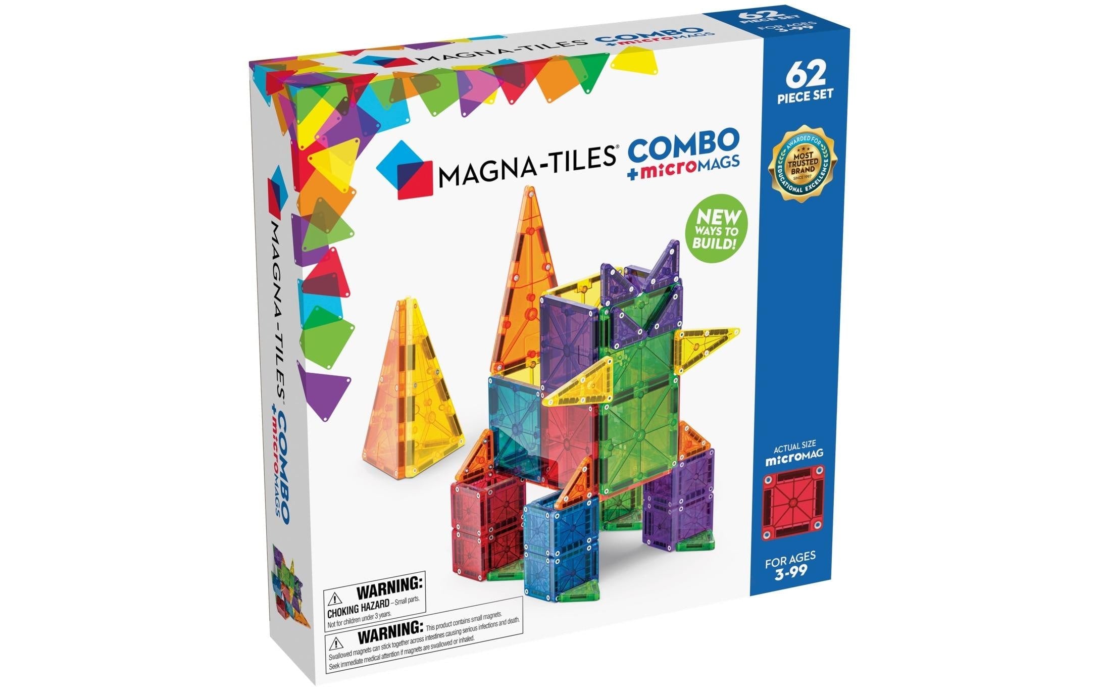 Magna-Tiles Combo 62-teiliges Set