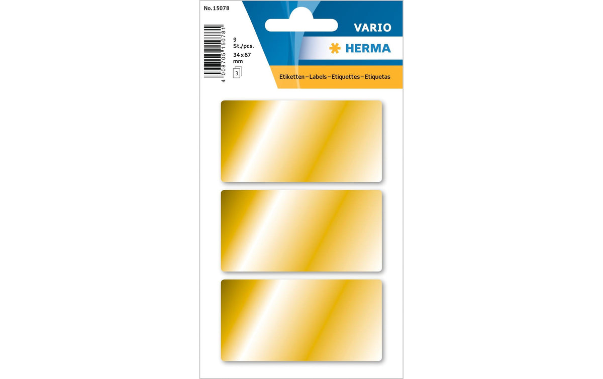 Herma Weihnachtssticker Goldetiketten
