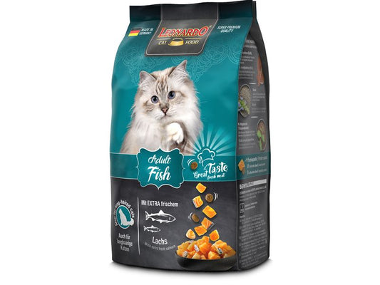 Leonardo Cat Food | Leonardo Trockenfutter Adult Fisch 300g | 0.3 kg