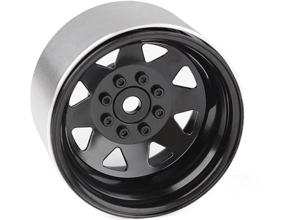 RC4WD | 8 Lug Deep Dish Wagon 1.9 | Stamped Steel Beadlock Wheels (Black)