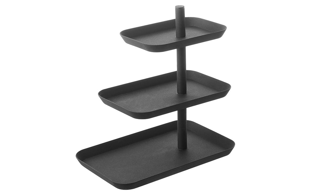 Yamazaki, Etagere Tower 3-stufig, Schwarz