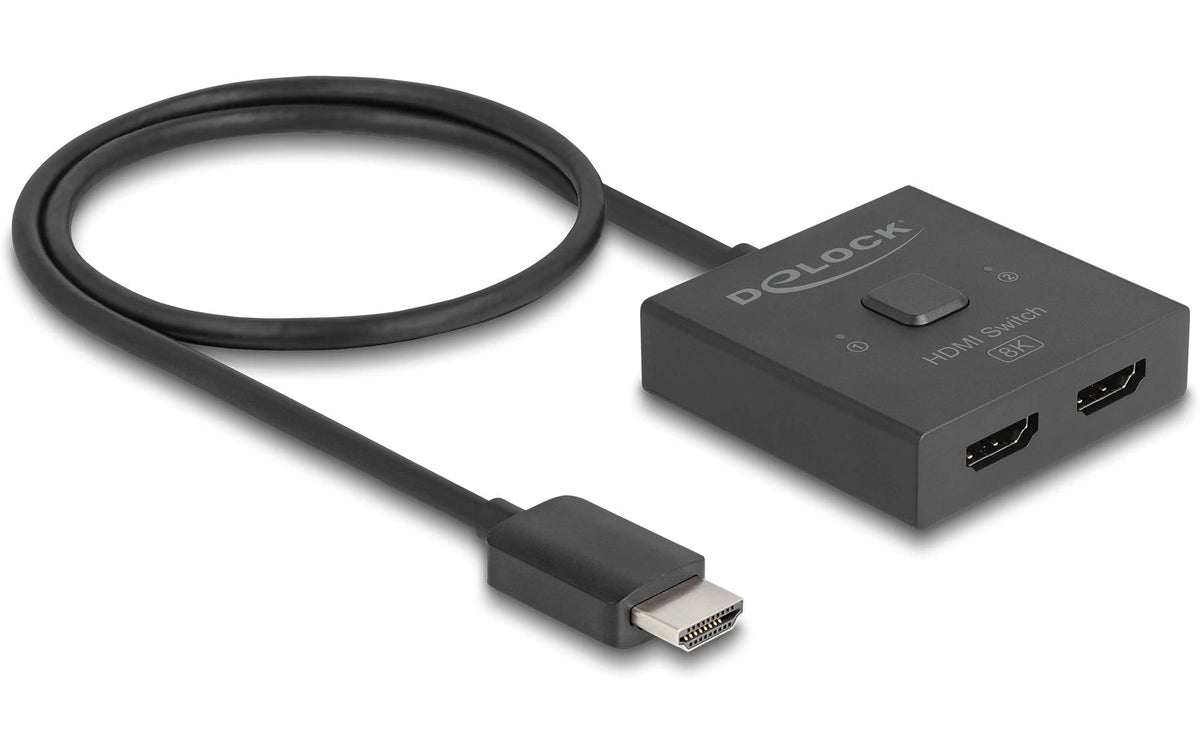 Delock HDMI Switch 2 auf 1 bidirektional