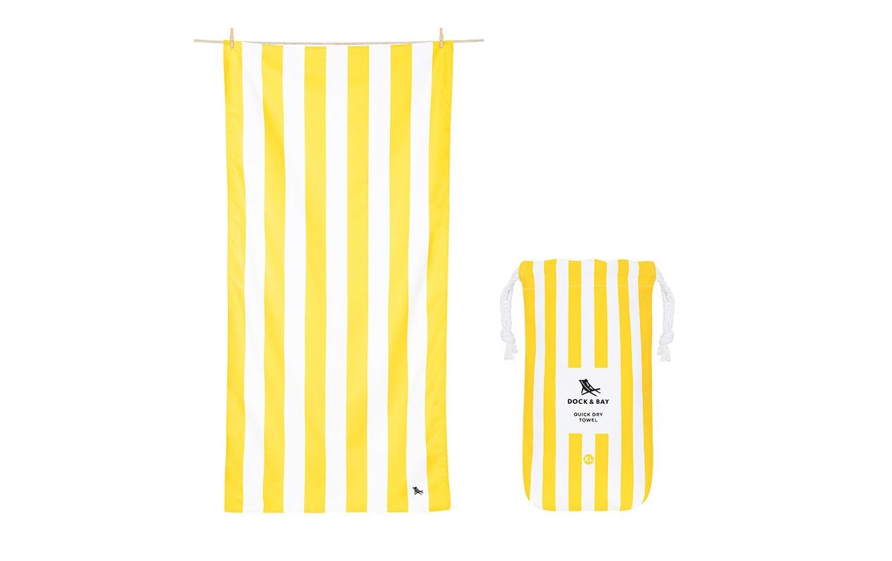 Dock& Bay Strandtuch CABANA yellow