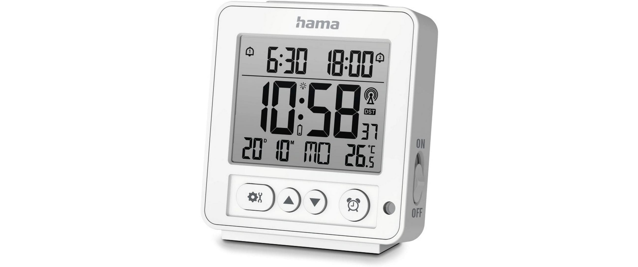 Hama Wecker digitaler Funkwecker Rhodos